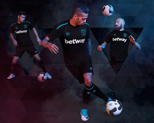 West Ham United 2017-18 Temporada Segunda Equipación